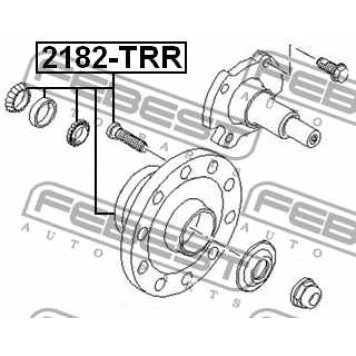 Ступица задняя FEBEST 2182-TRR-1