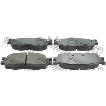 Колодки тормозные дисковые передний для HYUNDAI ACCENT(LC,MC,RB), i10(PA), i20(GB,PB,PBT) / KIA RIO(JB,UB) <b>FEBEST 2201-RIOF</b>-2