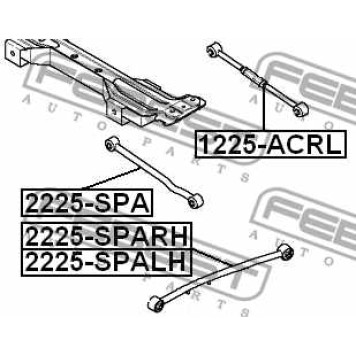 Тяга задняя поперечная FEBEST 2225-SPA-1