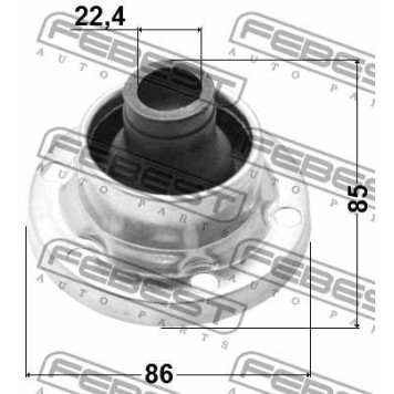 Пыльник приводного вала FEBEST 2315-T4SA-1