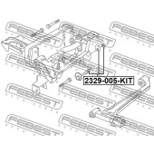 Болт с экцентриком VW TRANSPORTER IV 1990-2003 <b>FEBEST 2329-005-KIT</b>