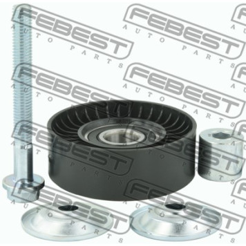 Ролик обводной комплект подходит для AUDI A3/A3 Sportback (8P) 2003-2013 <b>FEBEST 2388-CFNA</b>