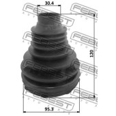 Пыльник шруса внутренний FIAT DUCATO 2006- <b>FEBEST 2815P-DUCT</b>