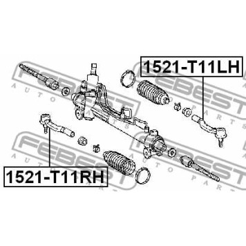 Несущий / направляющий шарнир FEBEST 3020-002-1