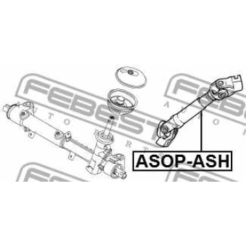 Вал карданный рулевой OPEL ASTRA H 2004-2010 <b>FEBEST ASOP-ASH</b>-1