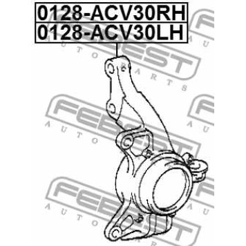 Монтажный комплект, сильфон приводного вала FEBEST CC-5-30X2-1