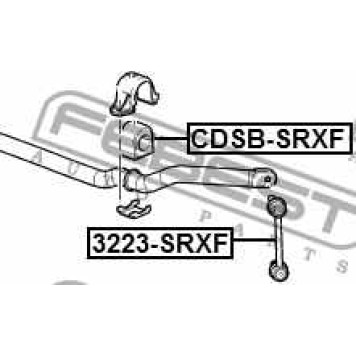Опора стабилизатора FEBEST CDSB-SRXF-3