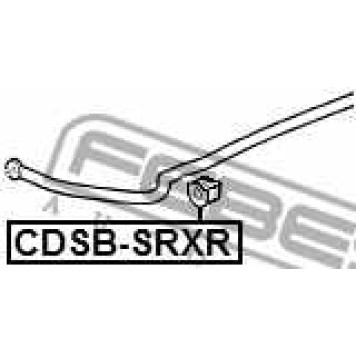 Опора стабилизатора FEBEST CDSB-SRXR-3