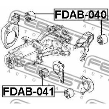 Опора, дифференциал FEBEST FDAB-041-3