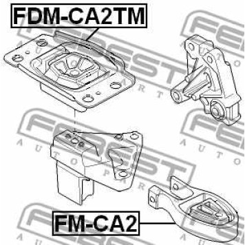 Подвеска двигателя FEBEST FDM-CA2TM-3