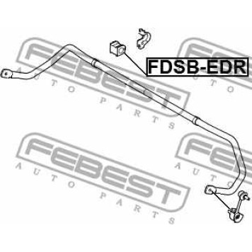 Опора стабилизатора FEBEST FDSB-EDR-3