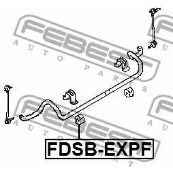 Опора стабилизатора FEBEST FDSB-EXPF-3