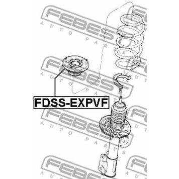 Подвеска амортизатора FEBEST FDSS-EXPVF-3
