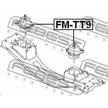Подвеска двигателя FEBEST FM-TT9-3