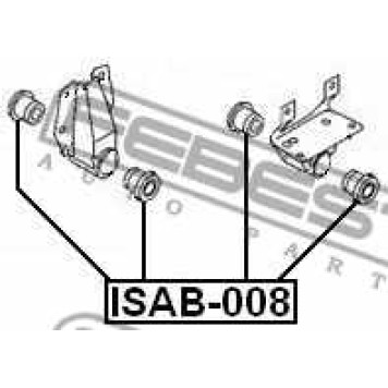 Подвеска рычага независимой подвески колеса FEBEST MZAB-002-1