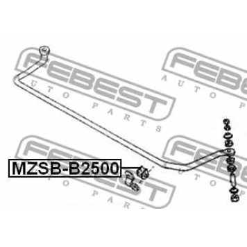 Опора стабилизатора FEBEST MZSB-B2500-3