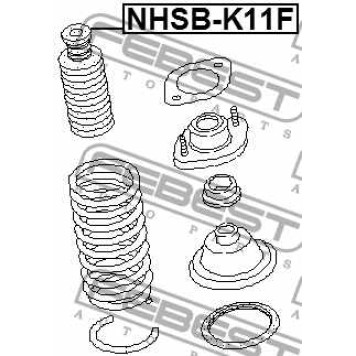 Пыльник амортизатора FEBEST NSHB-K11F-3