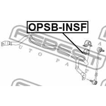Опора стабилизатора FEBEST OPSB-INSF-3