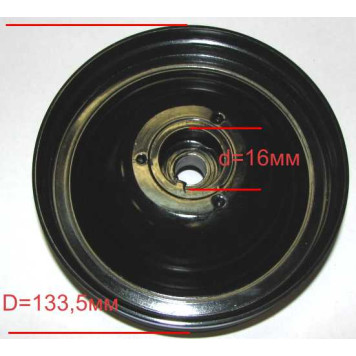 Ременный шкив коленвала FEBEST RNDS-LOG-2