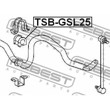 Опора стабилизатора FEBEST TSB-GSL25-3