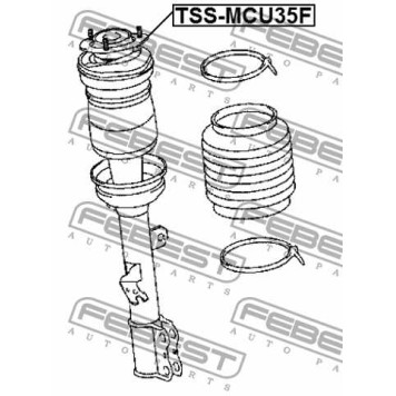 Опора амортизатора LEXUS RX 03-08, TOYOTA HARRIER 03-12 <b>FEBEST TSS-MCU35F</b>