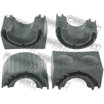 Втулка стабилизатора передняя комплект-4 половинки SKODA OCTAVIA II 2004-2012 <b>FEBEST VWSB-5K1F-KIT</b>-3