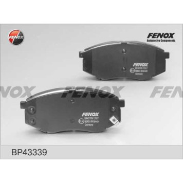 Колодки передние Hyundai Tucson, IX35, 2.0-2.4, 10- <b>FENOX BP43339</b>-1