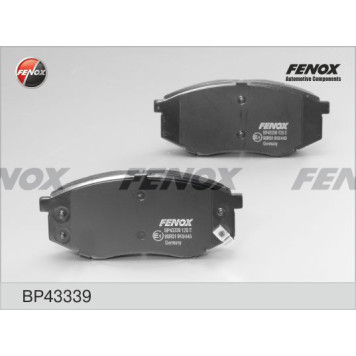 Колодки передние Hyundai Tucson, IX35, 2.0-2.4, 10- <b>FENOX BP43339</b>