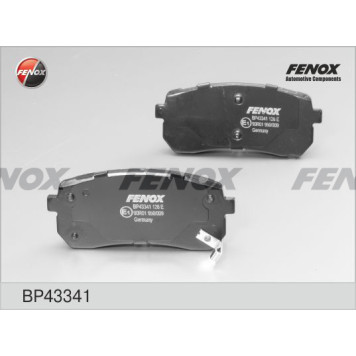 Колодки задние Kia Carnival 2.7-2.9, 06- <b>FENOX BP43341</b>