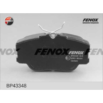 Колодки передние MB W124 2.0-3.0, 84-93 <b>FENOX BP43348</b>-1