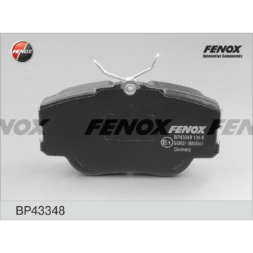 Колодки передние MB W124 2.0-3.0, 84-93 <b>FENOX BP43348</b>