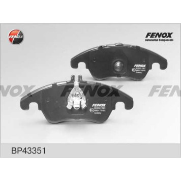 Колодки передние MB W204 2.0-3.5, 07- <b>FENOX BP43351</b>-1
