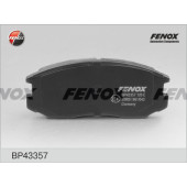 Колодки передние Mitsubishi Lancer, Colt 1.3-1.8, 89-00 <b>FENOX BP43357</b>