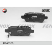 Колодки задние Nissan Pathfinder, 2.5D-4.0, 05- <b>FENOX BP43360</b>