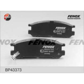 Колодки задние Subaru Legacy 1.8-2.5i 90-, Impreza 1.6-2.0, 92-00, SUMITOMO <b>FENOX BP43373</b>-1
