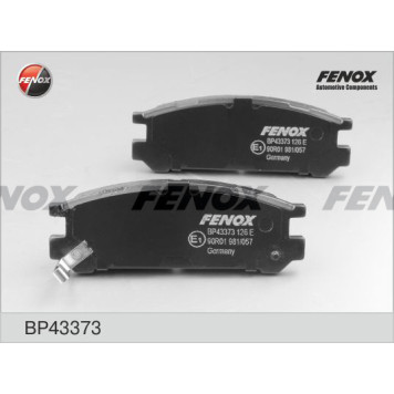 Колодки задние Subaru Legacy 1.8-2.5i 90-, Impreza 1.6-2.0, 92-00, SUMITOMO <b>FENOX BP43373</b>