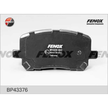 Колодки передние Toyota Avensis Verso 2.0, 01-, AKEBONO <b>FENOX BP43376</b>-1