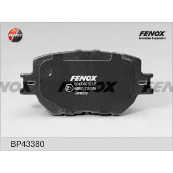 Колодки передние Toyota Land Cruiser J12 4.0-3.0, 03-, SUMITOMO <b>FENOX BP43380</b>-1