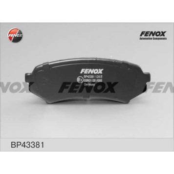 Колодки задние Toyota Land Cruiser 100 4.7-4.2TD, 98-, AKEBONO <b>FENOX BP43381</b>-1