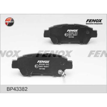 Колодки задние Toyota Previa, Avensis Verso 2.4i-2.0, 00-, SUMITOMO <b>FENOX BP43382</b>-1