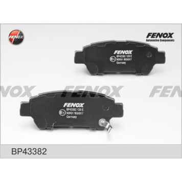 Колодки задние Toyota Previa, Avensis Verso 2.4i-2.0, 00-, SUMITOMO <b>FENOX BP43382</b>