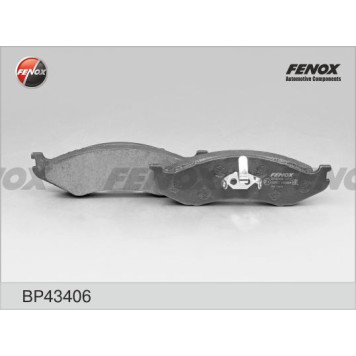 Колодки Jeep Cherokee/Grand Cherokee 2.4/2.5/3.8/4.0 88> <b>FENOX BP43406</b>-1