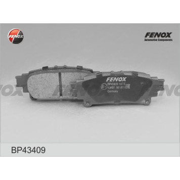 Колодки задние Lexus RX 3.5, 09- <b>FENOX BP43409</b>