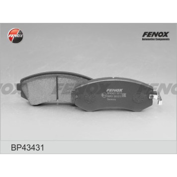Колодки передние Nissan Almera, 1.4i-2.0D, 96- <b>FENOX BP43431</b>-1