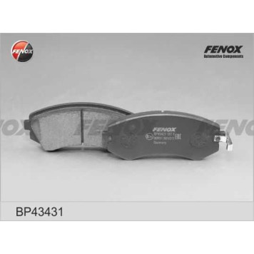 Колодки передние Nissan Almera, 1.4i-2.0D, 96- <b>FENOX BP43431</b>-3
