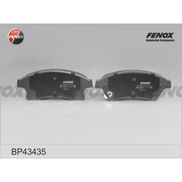 Колодки передние Opel Astra, Chevrolet Cruze, 1.4-2.0, 09- <b>FENOX BP43435</b>