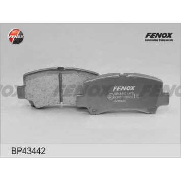 Колодки передние Suzuki Wagon R+, 1.0i-1.2 4WD, 98-00 <b>FENOX BP43442</b>-1
