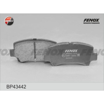 Колодки передние Suzuki Wagon R+, 1.0i-1.2 4WD, 98-00 <b>FENOX BP43442</b>
