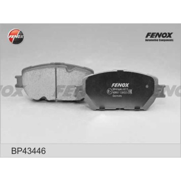 Колодки передние Toyota Camry 2.4-3.0, 01- <b>FENOX BP43446</b>-1
