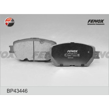 Колодки передние Toyota Camry 2.4-3.0, 01- <b>FENOX BP43446</b>